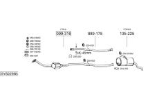 Výfukový systém BOSAL SYS22598