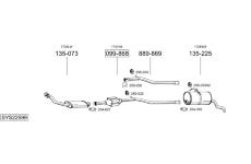Výfukový systém BOSAL SYS22599