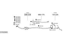 Výfukový systém BOSAL SYS22605