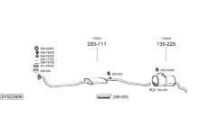 Výfukový systém BOSAL SYS22606
