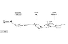 Výfukový systém BOSAL SYS22641