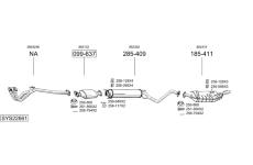 Výfukový systém BOSAL SYS22661