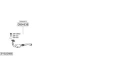 Výfukový systém BOSAL SYS22668
