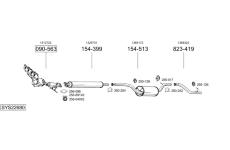 Výfukový systém BOSAL SYS22680