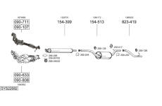 Výfukový systém BOSAL SYS22682