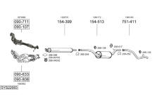 Výfukový systém BOSAL SYS22683