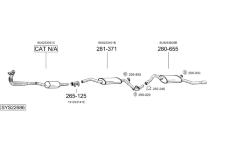 Výfukový systém BOSAL SYS22686
