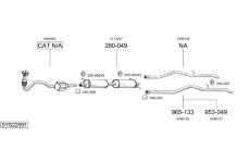 Výfukový systém BOSAL SYS22697