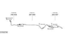 Výfukový systém BOSAL SYS22708