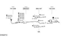 Výfukový systém BOSAL SYS22713