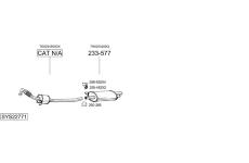 Výfukový systém BOSAL SYS22771