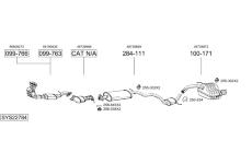 Výfukový systém BOSAL SYS22784