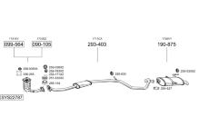 Výfukový systém BOSAL SYS22787