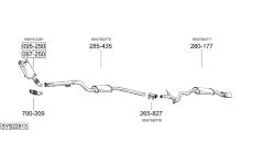 Výfukový systém BOSAL SYS22813