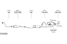 Výfukový systém BOSAL SYS22899