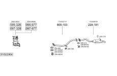 Výfukový systém BOSAL SYS22904