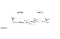 Výfukový systém BOSAL SYS22950