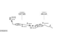 Výfukový systém BOSAL SYS23010