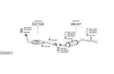 Výfukový systém BOSAL SYS23011