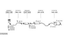 Výfukový systém BOSAL SYS23035