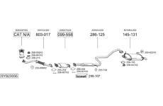 Výfukový systém BOSAL SYS23055