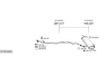 Výfukový systém BOSAL SYS23062