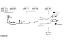 Výfukový systém BOSAL SYS23105