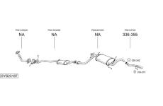 Výfukový systém BOSAL SYS23187