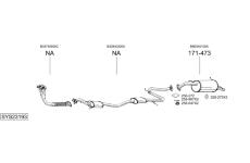 Výfukový systém BOSAL SYS23193