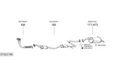 Výfukový systém BOSAL SYS23199