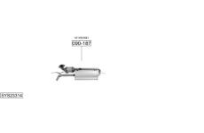 Výfukový systém BOSAL SYS23314