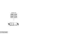 Výfukový systém BOSAL SYS23450