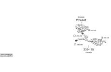 Výfukový systém BOSAL SYS23997