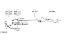 Výfukový systém BOSAL SYS24024