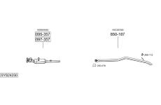 Výfukový systém BOSAL SYS24250