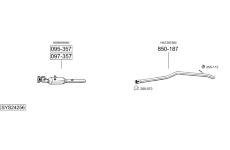 Výfukový systém BOSAL SYS24256