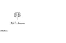 Výfukový systém BOSAL SYS24317