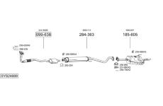 Výfukový systém BOSAL SYS24669