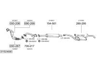 Výfukový systém BOSAL SYS24680