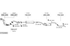 Výfukový systém BOSAL SYS24683