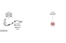 Výfukový systém BOSAL SYS24703
