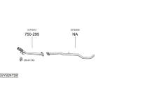 Výfukový systém BOSAL SYS24728