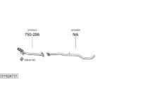 Výfukový systém BOSAL SYS24731