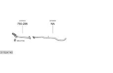 Výfukový systém BOSAL SYS24740