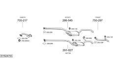 Výfukový systém BOSAL SYS24753