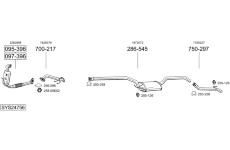 Výfukový systém BOSAL SYS24756