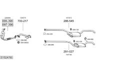 Výfukový systém BOSAL SYS24760