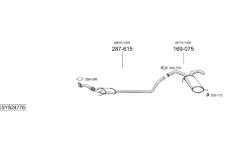 Výfukový systém BOSAL SYS24776