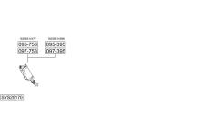 Výfukový systém BOSAL SYS25170