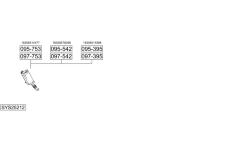 Výfukový systém BOSAL SYS25212